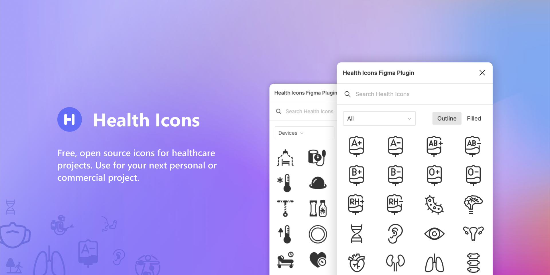 Health Icons Figma Plugin